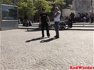 goth dutch hooker riding tourist rod